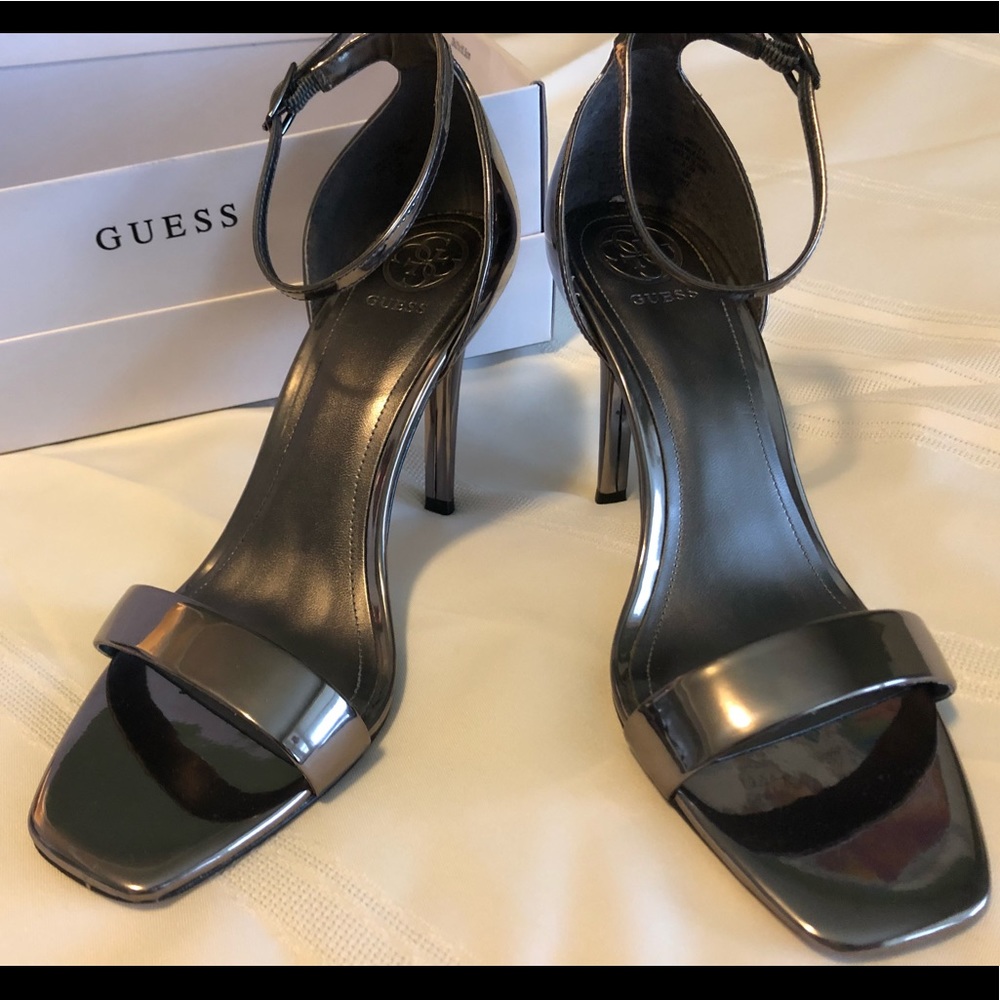 Guess Metallic Stiletto Heels